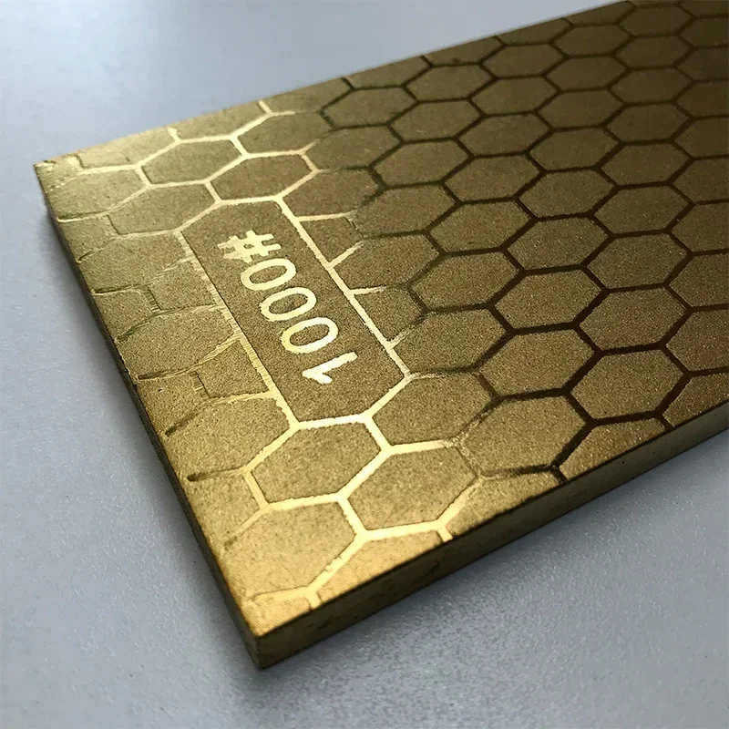

Grain Double Side New Design Diamond Knife Sharpening Stone Ice Skates Metal Plate Guide Stand Base 400 1000 Grit