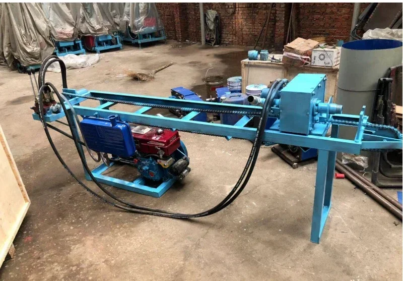 Fully Automatic Retractable Horizontal Electric Well Drill Machine Rhinestone Pipe Jackin Machine Perforated Horizontal Drilling