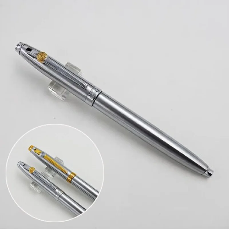 

Металлическая перьевая ручка A + Hero 115, перо из золота 12 карат F, чернильная ручка 0,5 мм, подарок для письма с коробкой, 2023 г.