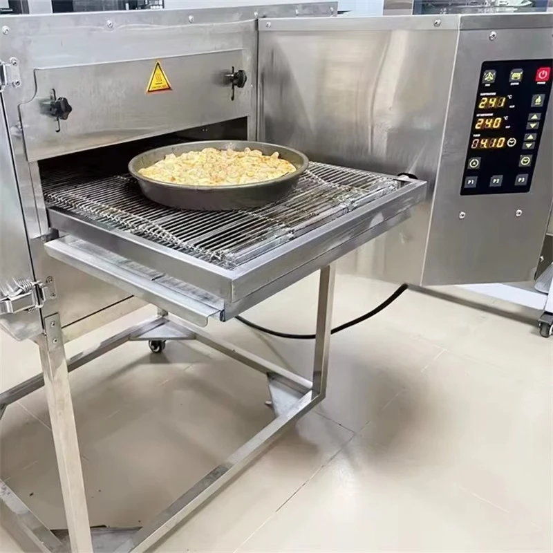 Commercial  Electric Hot Air Convection Pizza Making Machine Counter Top Conveyor Belt Pizza Oven