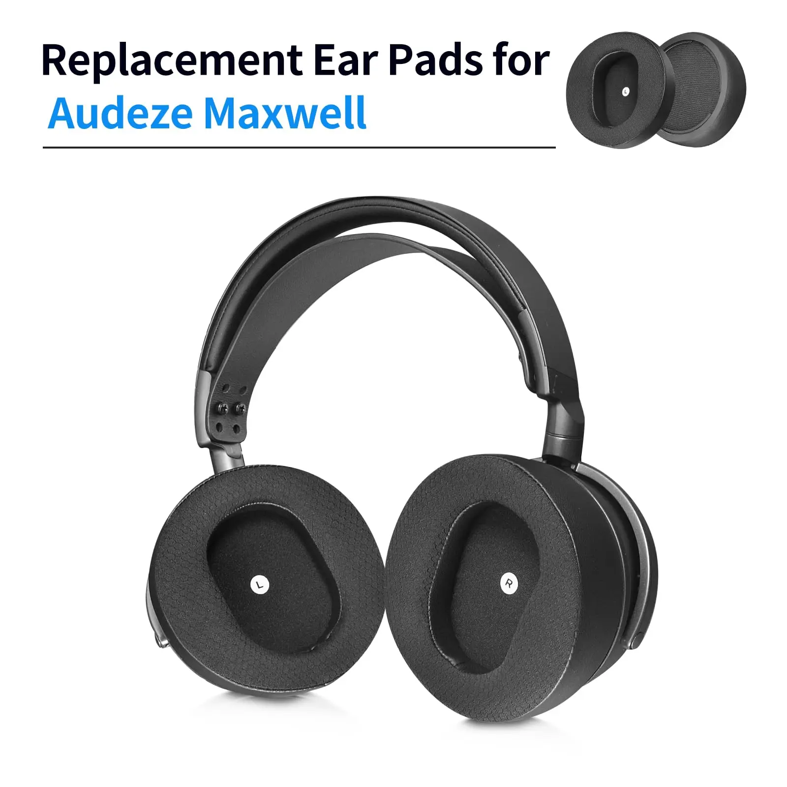 Cooling Gel Replacement Earpads for Audeze Maxwell/for Xbox/for PS5 Headphones Ear Pad Cushions Repair Parts (Soccer net)