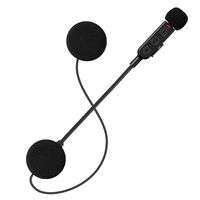 AEE4-Motorcycle Helmet Headset Bluetooth 5.3 Wireless Stereo Earphone Handsfree Calls MP3 Music Player For Riding