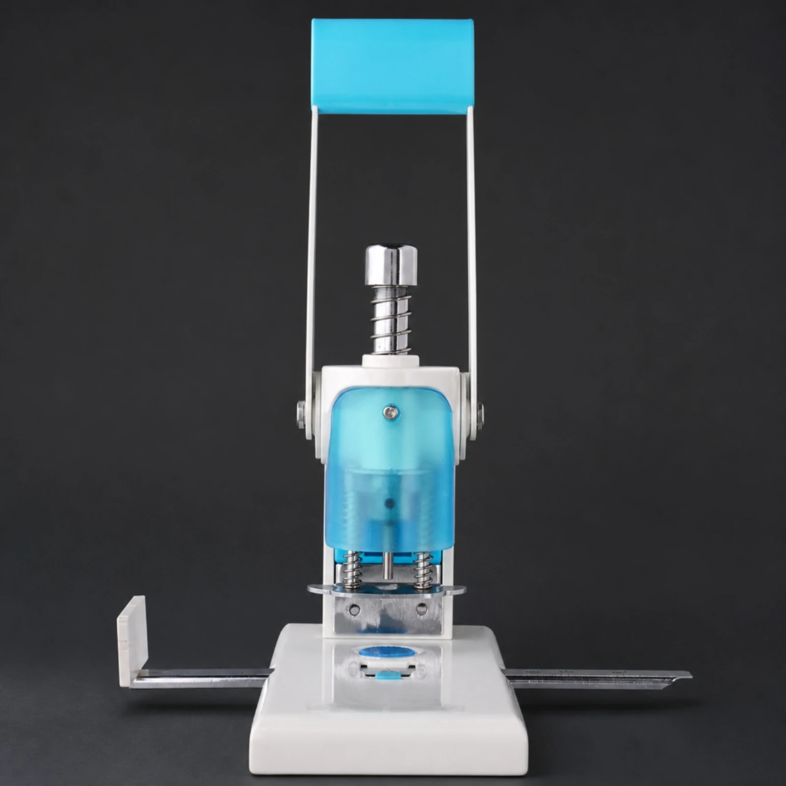 Hole Puncher Spring-Loaded Heavy-Duty Single-Hole Paper Punch Office Tool Sturdy for Print Room, Binding Work