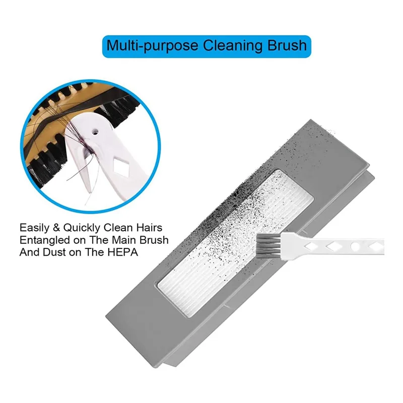 LITE-Acessórios para ECOVACS Deebot OZMO 920, 950, T5, T8, T8 AIVI, T8 Pure, T9, T9 Robô Aspirador de pó sobressalente