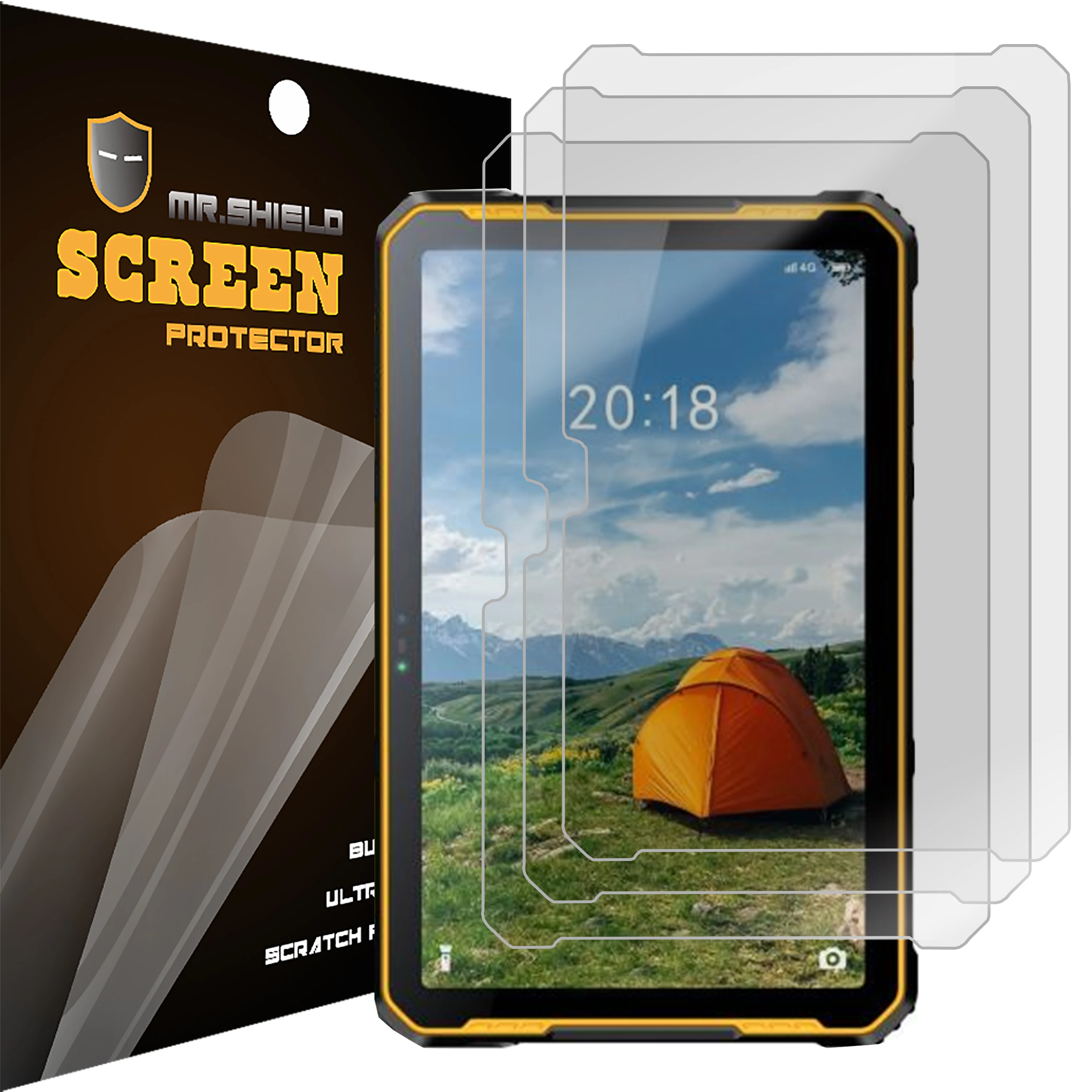 Mr.Shield [3-Pack] Screen Protector For Ulefone Armor Pad 2 Anti-Glare [Matte] Screen Protector (PET Material)