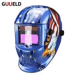 Solar LI battery automatic darkening TIG MIG MMA MAG KR KC electric welding mask/helmets/welder cap for welding machine