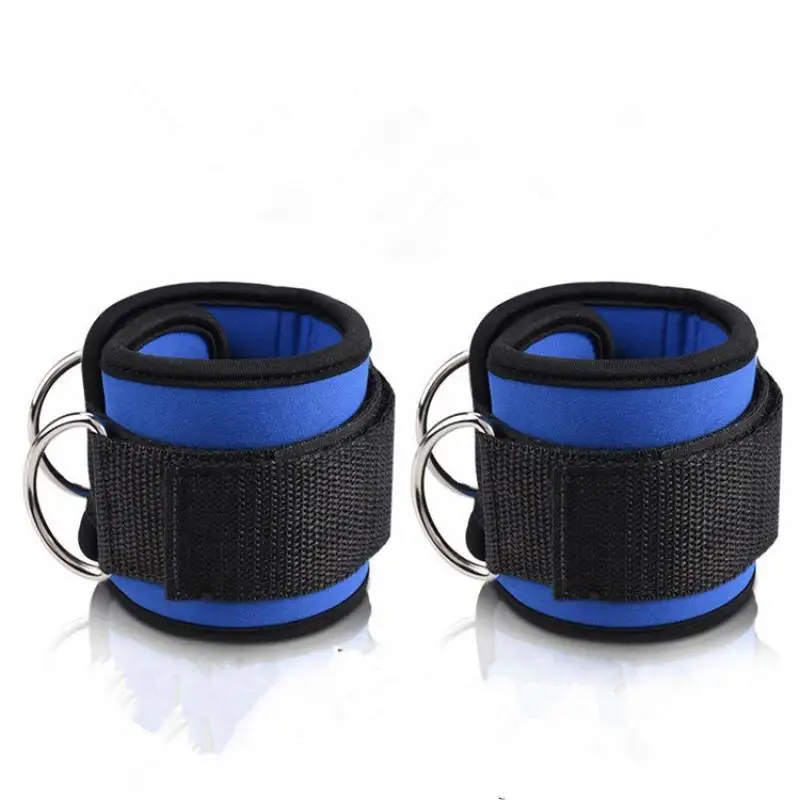 

Fitness Ankle Support Adjustable D-Ring Support Cuffs Gym Leg Strength Workouts Pulley With Buckle Sports Guard Safety Abductors