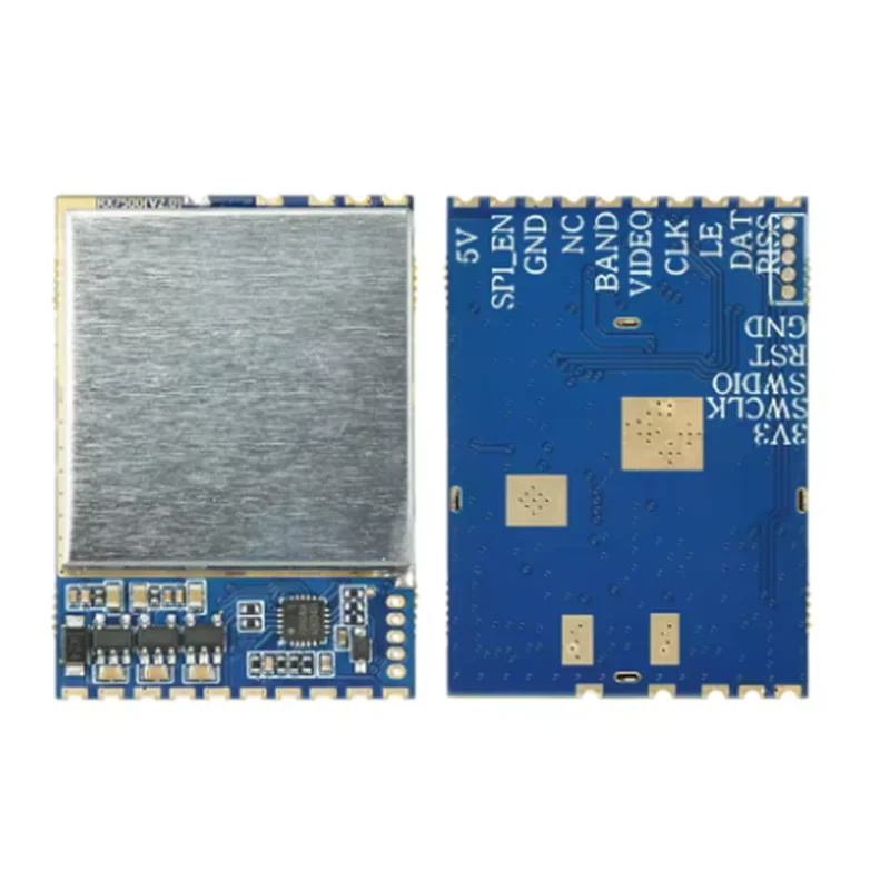 RX7500 6-7.5GHz 7.2GHZ Analog Video Transmitter 7.2GHZ RF Receiver VRX Module Wireless FPV High Sensitivity Signal Reception SPI