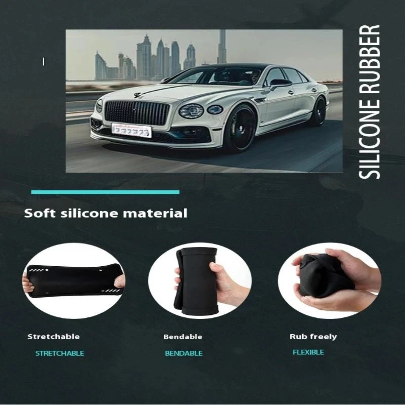 

1/2 шт. универсальная рамка номерного знака 30*16 см, силиконовая антикоррозийная прочная американская стандартная рамка для номерного знака, кронштейн