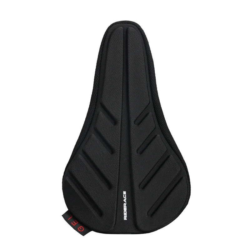 RIDERACE Bicycle 3D Saddle Cover Soft Breathable Thick Road Bike Silicone Sponge Seat Cushion Ultra-light Cycling Accessories