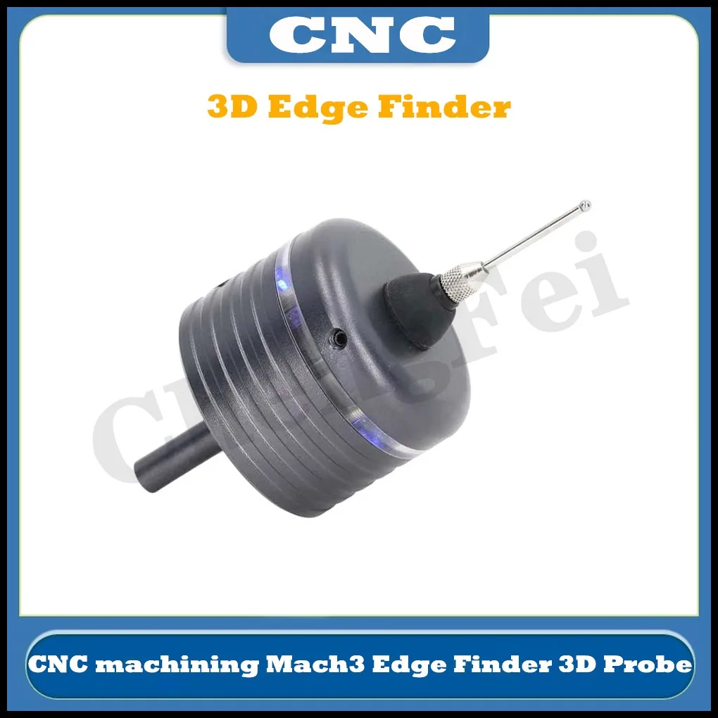 CNC V5 0,005μm Terbaru 3D Touch Probe Edge Finder untuk Menemukan Center Desktop CNC Probe Kompatibel dengan Mach3 dan Grbl