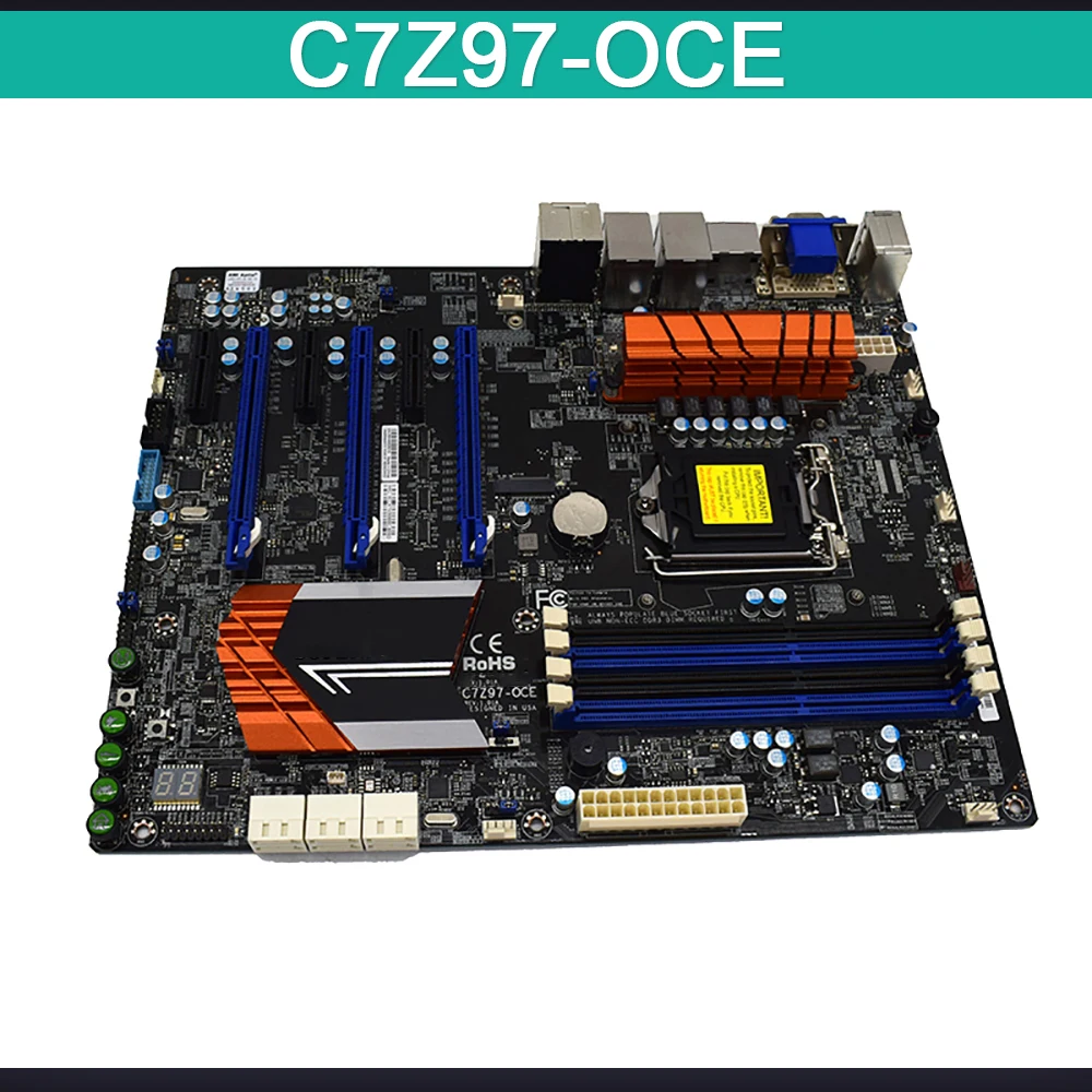 C7Z97-OCE For Supermicro Desktop Motherboard 4th Generation i3 i5 i7 Series LGA1150 DDR4 PCI-E 3.0 SATA3