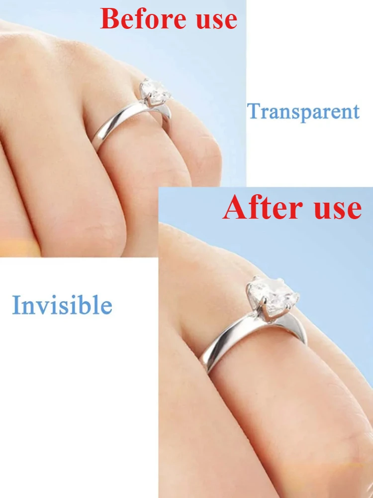 8 أدوات ضبط حجم الحلقة غير المرئية، واقي حلقي ناعم وغير قابل للانزلاق ومريح، وسادات حلقية قابلة للتعديل بأحجام مختلفة