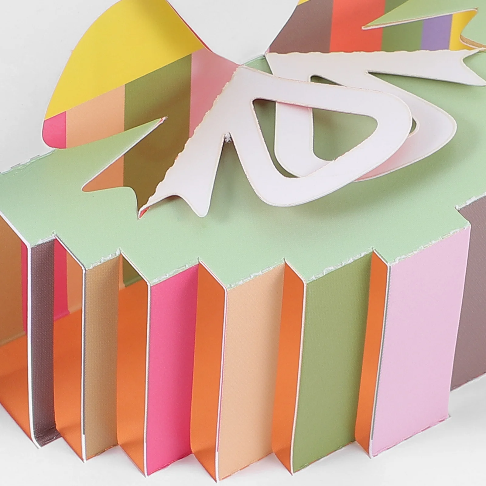 

3D Birthday Blessing Card Paper Handmade Colorful Cute Writing Message Card Gift Party Gift Party Accessories