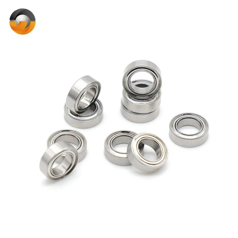 10PCS SMR106ZZ  6x10x3 mm  ABEC-7 Stainless Steel Miniature Ball Bearing  MR106ZZ MR106