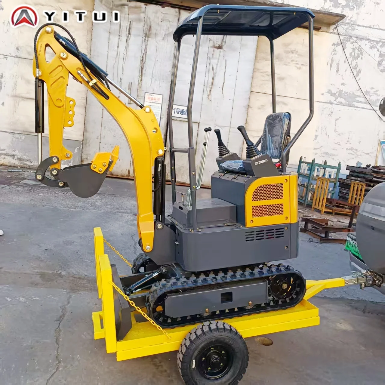 Europa 1.2Ton 1.5Ton 2.0Ton Excavadora Agricultura Hidráulica Orugas Digge Kubota EPA Motor Mini Excavadora Personalizada