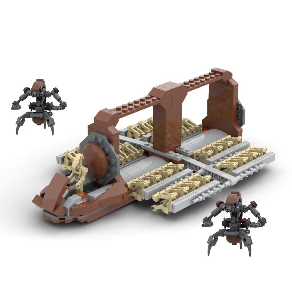 

MOC Space War MTT Building Blocks Model High Tech MTT Troopship Bricks DIY Assembly Toys Kids Birthday Gifts Christmas Surprise