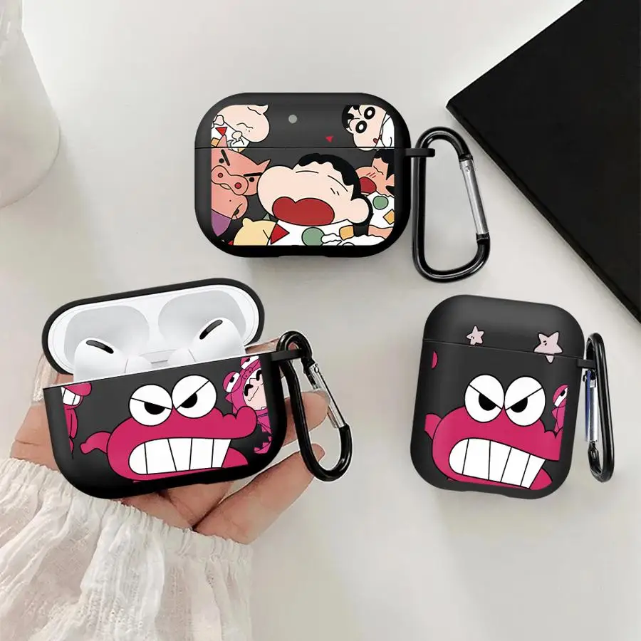 

Чехол для наушников Airpods 4 Pro2 Pro3 3 2 Pro 1 с рисунком Crayon ShinChan Cartoon