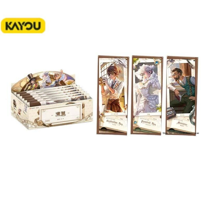 Kayou Genuine  Identity V Game Collection Cards Official Laser Ticket Collectible Card Peripheral For Game Fans Gift