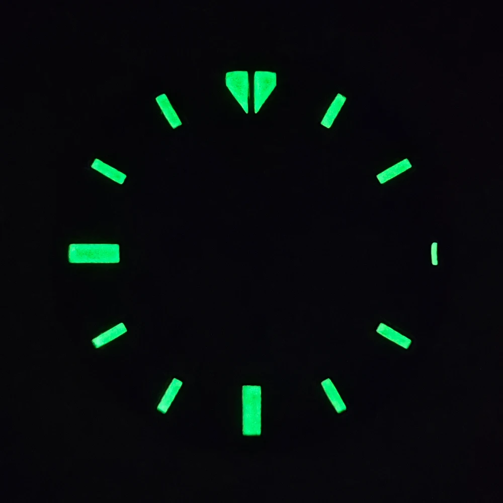 NH36 dial 28.5mm green luminous lumen sterile dial suitable for NH36 movement men watch dial Watch accessories