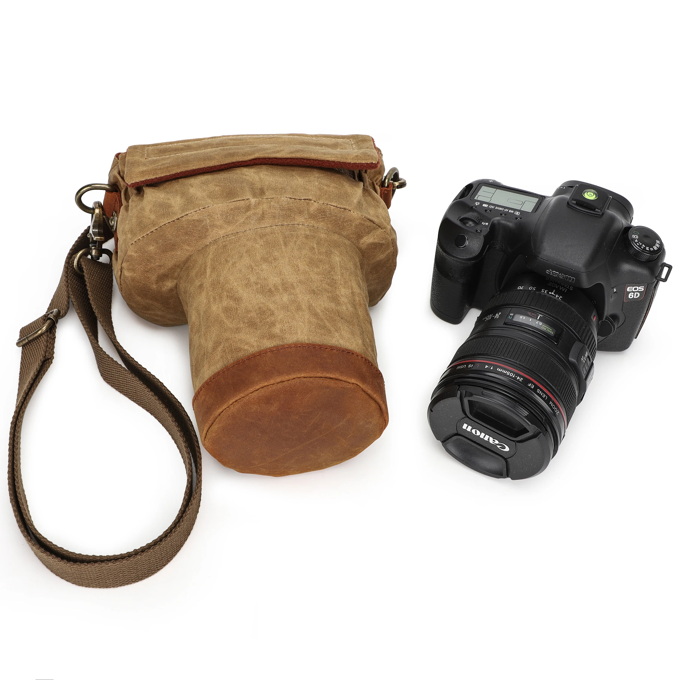 Shockproof & Drop-resistant Version 2 Camera Shoulder Bag, 100D DSLR Digital Inner Protective Bag, Canvas Photography Bag