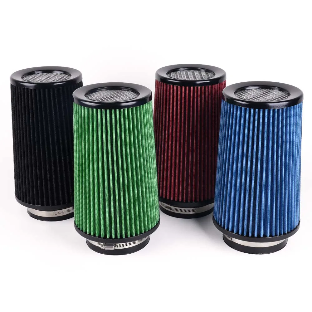 RASTP-3" 3,5" 4" Rennwagen High Flow Kaltlufteinlassluftfilter Drei Größen Konische waschbare Luftfilter 10,6" hoch OFI141 – Detail 1