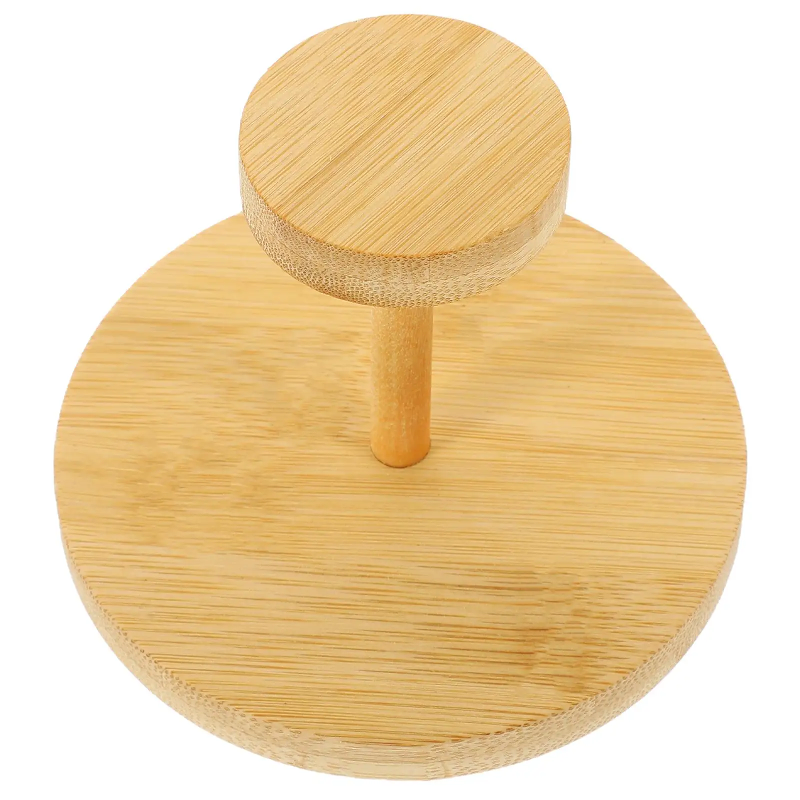 Portavasos de bambú, estante de almacenamiento resistente, tiendas para el hogar, restaurantes, bordes lisos y delicados, piel segura, dedos, papel de café