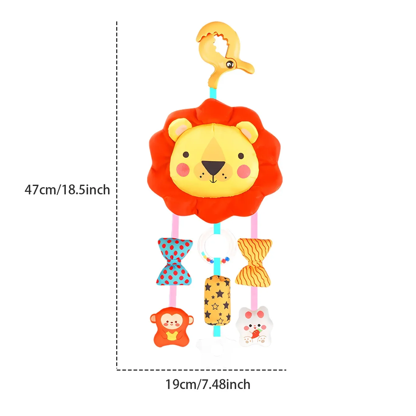 Giocattolo puzzle per bambini Focus Carillon di vento Carrello Ciondolo Giocattoli lenitivi per bambini 0 12 mesi m