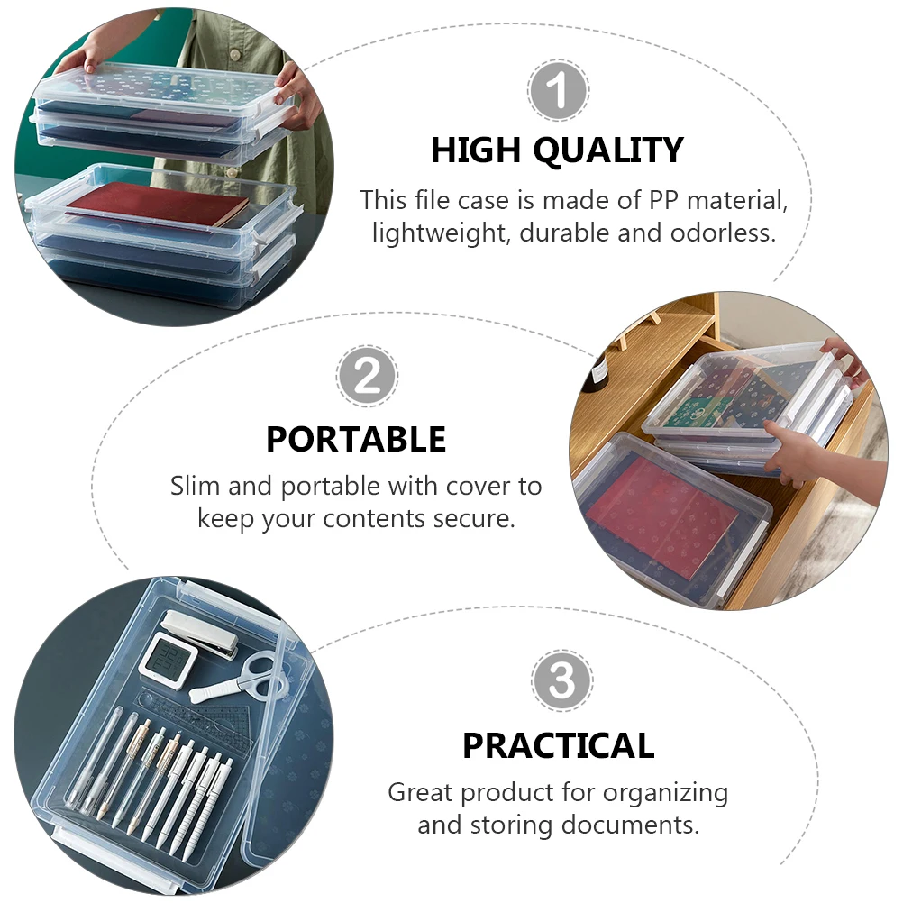 

Portable PP Home Documents Box File Storage Box School File Folders Document ganizer Document ganizer Storage Cases