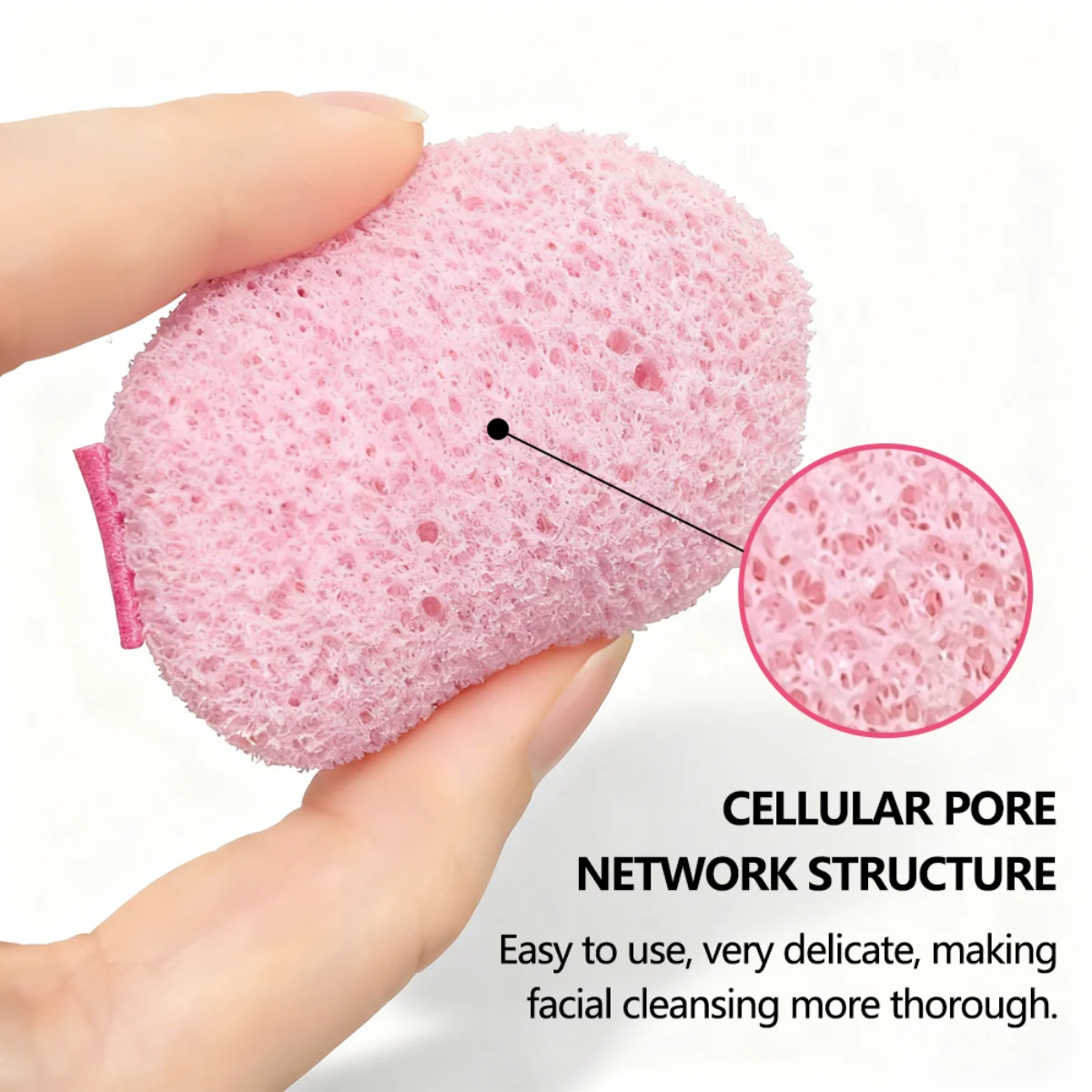 Combinaison de bouffées de poudre série MINIISO PinkParty avec 2 Pores pour un nettoyage fin et respectueux de la peau, maquillage facile à enlever