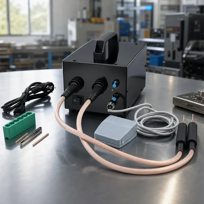 Mini Portable Electric Spot Welder DIY Kit for 18650 Battery Pack with Foot Pedal Nickel Plated Sheet Metal Welding Machine