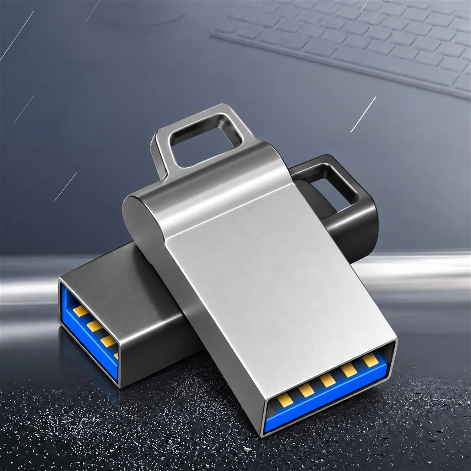 Super Mini 32GB Pendrive Metal USB Flash Drive 4GB 8GB 16GB 32GB 64GB 128GB Pen Drive USB 2.0 Tiny Memory Stick Business Gift