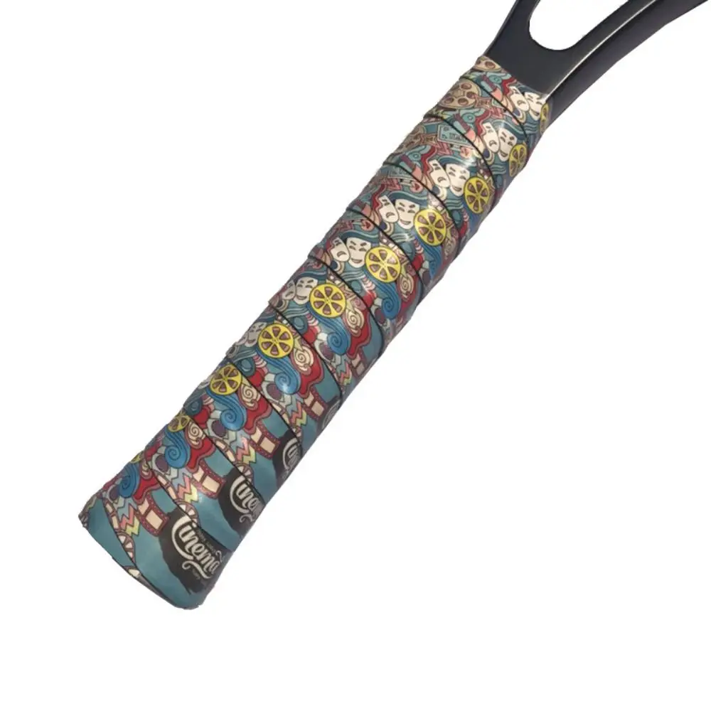 

3D Printing Grip Sweat Band Skidproof Lasting Tennis Overgrips Cute Bright Color Handle Grip Tape Bicycle Handlebar
