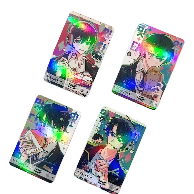 4 Pcs/Set Korean Manga 'Omniscient Reader's Viewpoint' Laser Lomo Cards with Kim Dokja Yu Junghyeok Figures HD Photocards