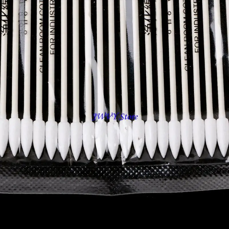 573A 25X Хлопковая одноразовая очистка палочек для порта заряда телефона.