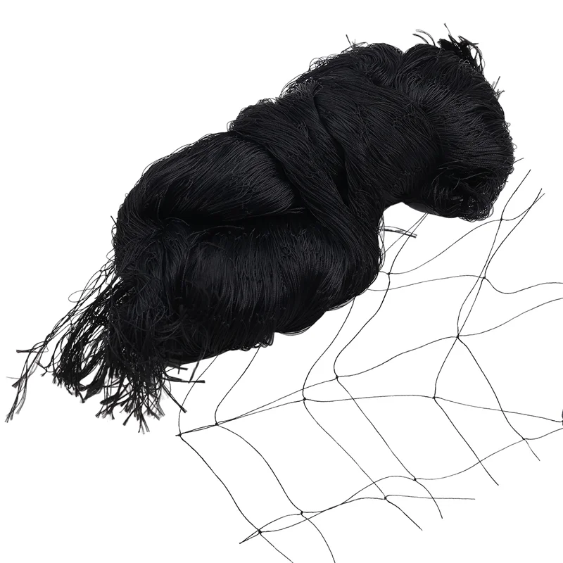 

ABKJ-Black Nylon Anti Bird Net Netting Mesh For Fruit Crop Plant Tree Bird-Preventing Netting 15X7.5M