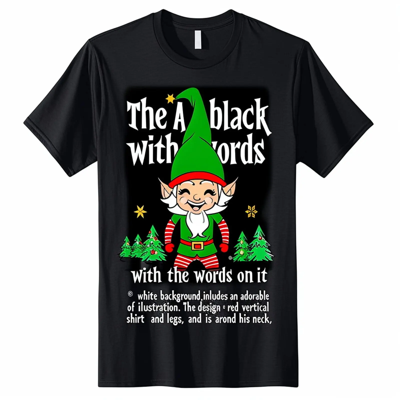 Adorable Elf Christmas TShirt: Cool Warm and Festive Design for Family