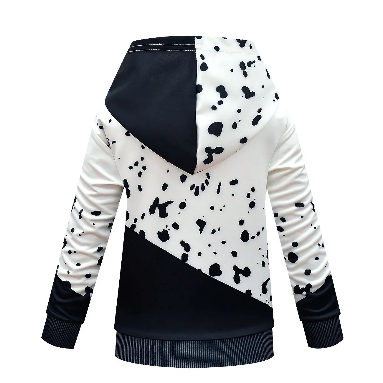 Girls Cartoon Cruella Winter Children Coat Kids Girls Cute Fashion Kids Jacket Coat Outerwear Clothes Sweatshirt