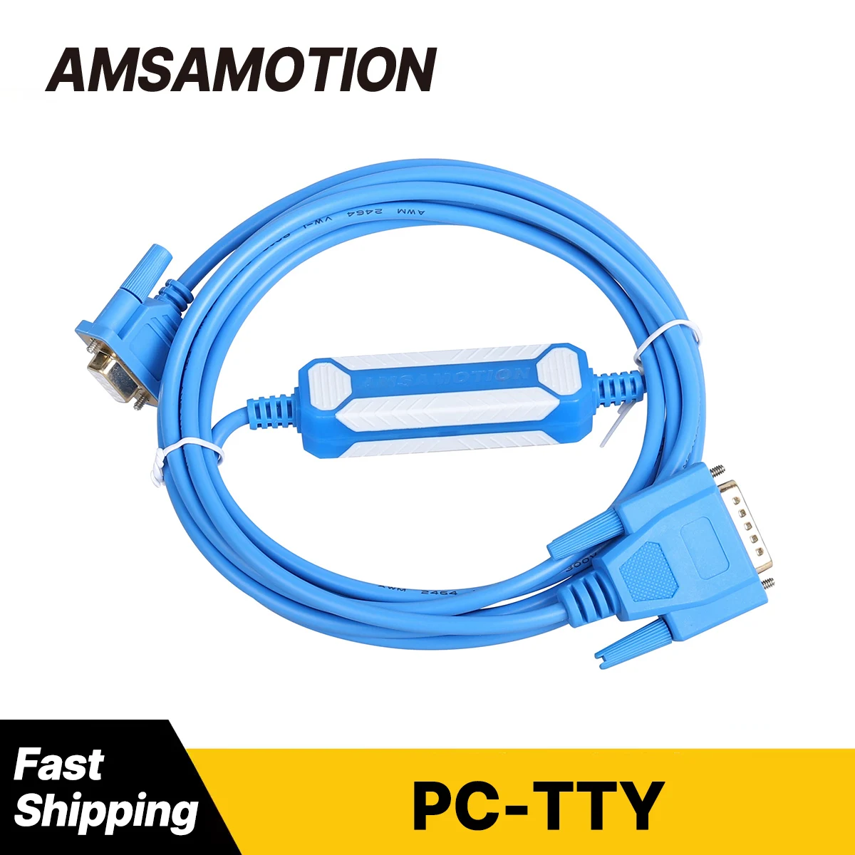 PC-TTY Suitable for Siemens S5 Series PLC Programming Cable RS232 to DB15 Cable 6ES5 734-1BD20