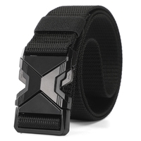 New Quick Release Pluggable Buckle Sports Belt Breathable Men Belts For Men Pants Belt