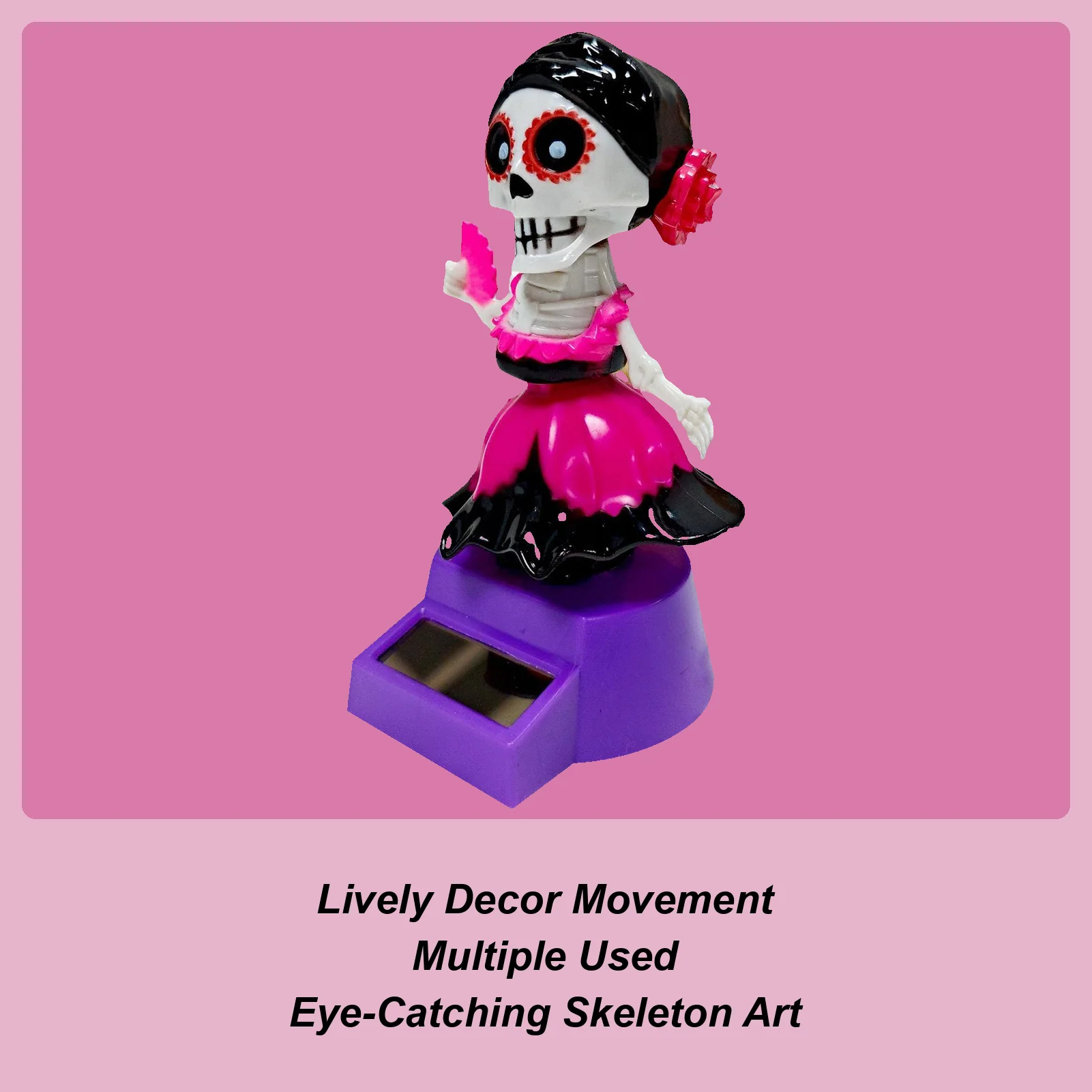 

Автомобильный скелет, декор, череп, готический автомобильный декор, украшение встряхивающейся головой на солнечной энергии для настольного интерьера, дома, мужчины, женщины внутри