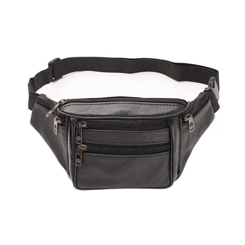 Men Canvas Fit Waistpack Mobile Fanny Waist Packs Men's Sports Outdoor Leisure Running Anti Theft Waist Bag Shoulder Bag for Men