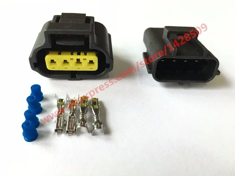 1 Pcs AMP Tyco 4 Pin Throttle Sensor Plug 1JZ-GTE 2JZ-GTE 1UZ 3SGE TPS Wire Connector Female Male For Toyota 178399-2 184046-1
