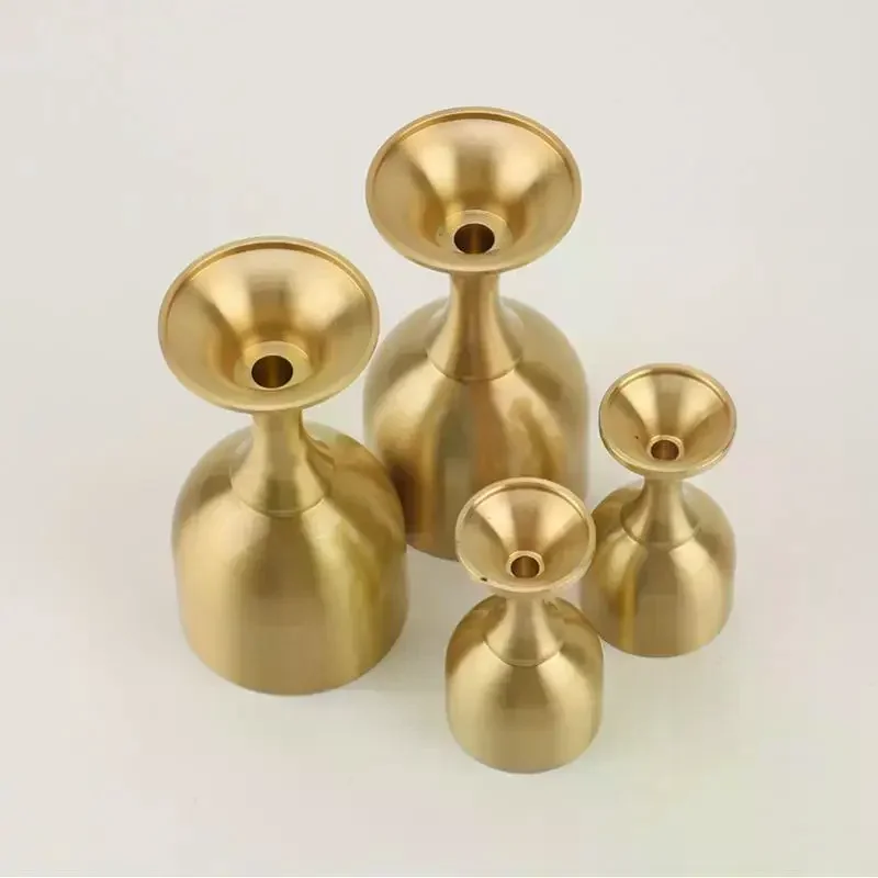Brass Wine Glass Restaurant Goblet Tabletop Red Wine And White Wine Trumpet Copper Crafts Copper Decoration Mini Shot Glass