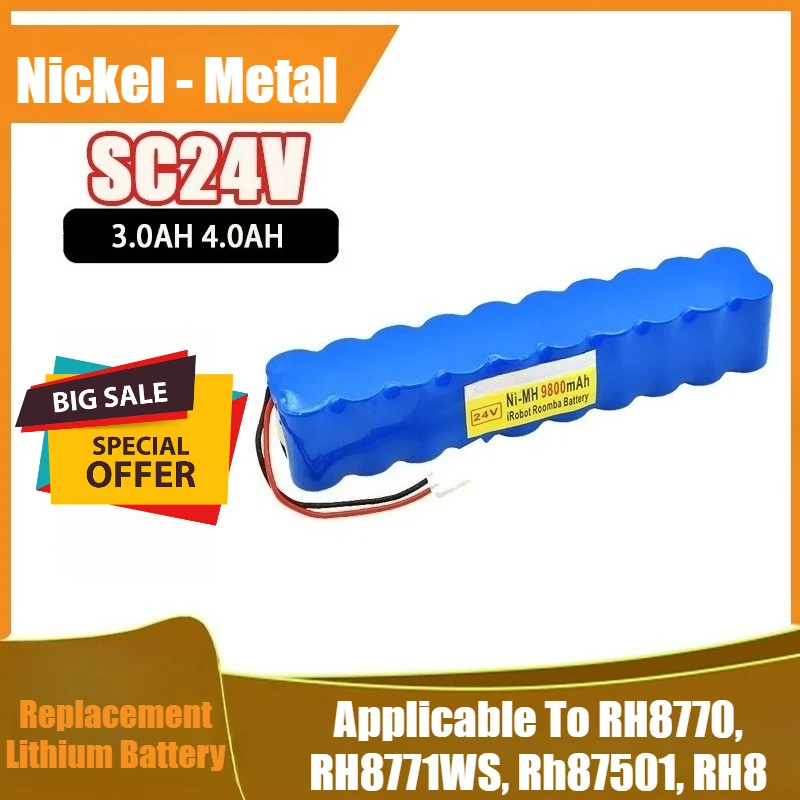 

Nickel - Metal Hydride Battery Pack SC24V, Applicable To RH8770, RH8771WS, Rh87501, RH8