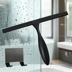 10'' 12'' INCH Shower Window Squeegee Stainless Steel With Hook Silicone Rubber Scrape Glass Door Car Cleaner Bathroom Tool