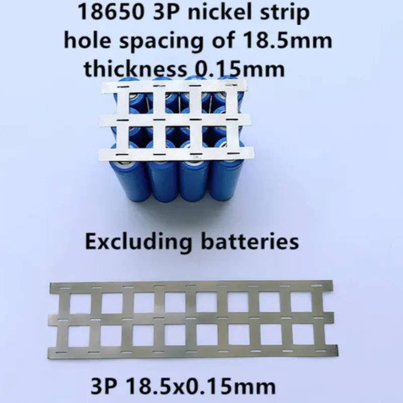 1 Rotolo 1m 18650 Batteria agli ioni di litio Piastra in lamiera di nichel Cintura in acciaio placcato in nichel Connettore Saldatrice a punti