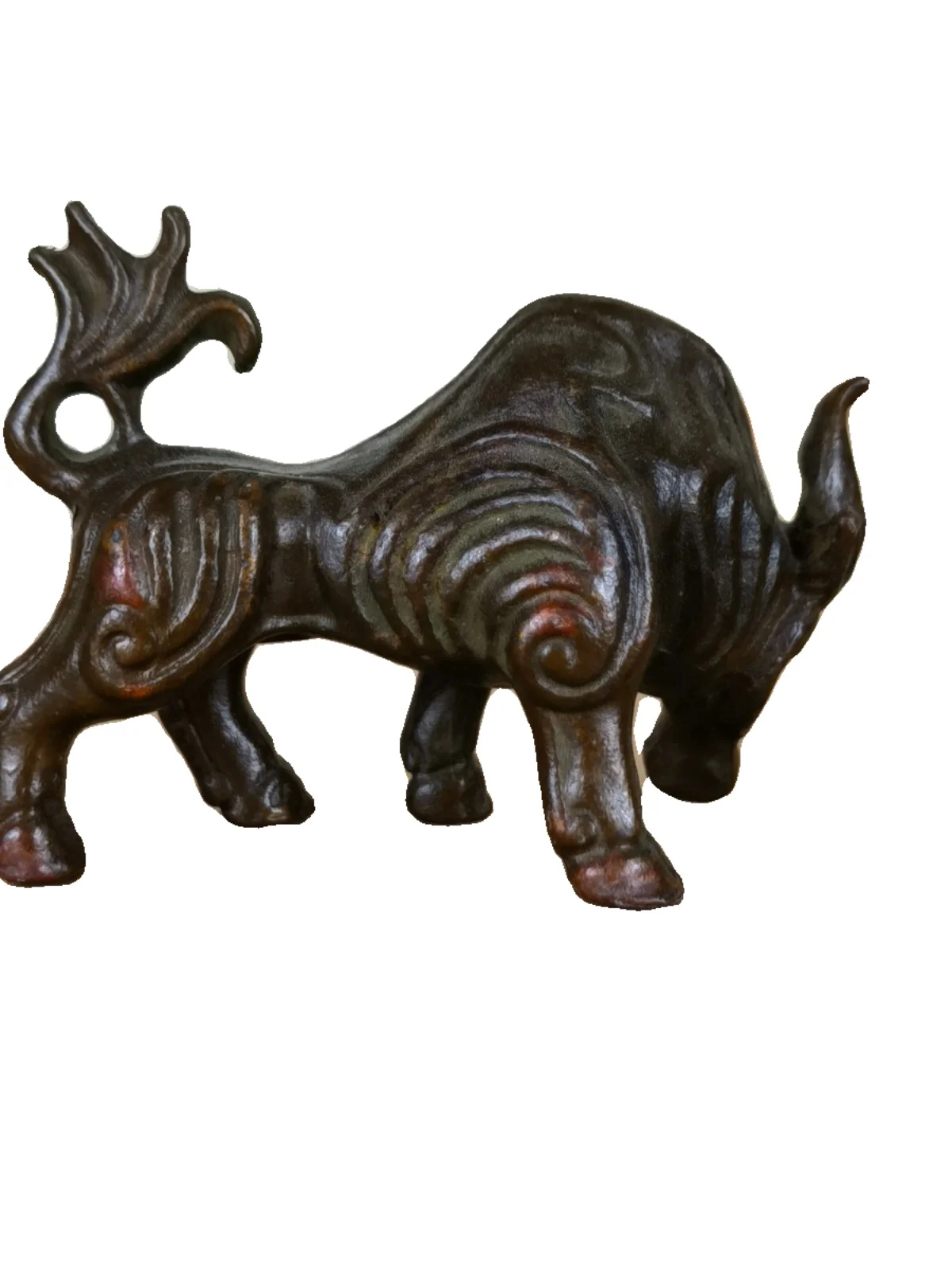 

Retro Antique Bronze Bull fighting Copper ware collection, home ornaments