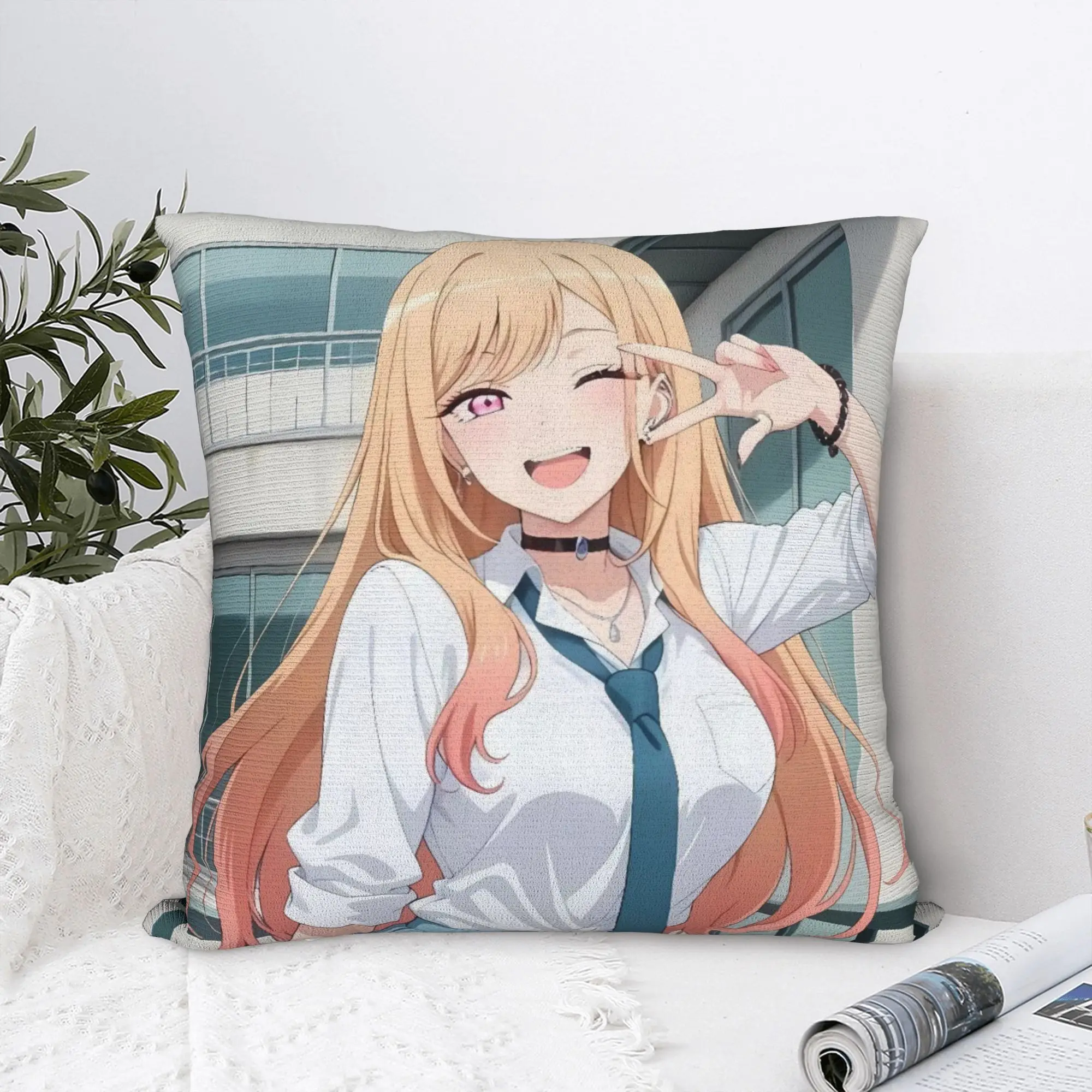 Marin Kitagawa Pillow Case  Funny Pillow Cover Soft Pillowcases For Office Car Home Decor