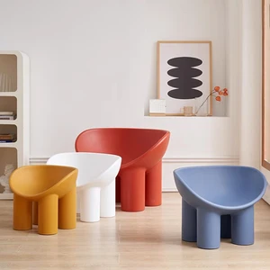 Nordische Plastik -Esszimmerstühle, Wohnzimmer, fauler Büro, Modesschlafzimmer, Möbeldekoration, Luxusmöbel 6 Hauptverkäufe Luxus -Esszimmerstühle - №4